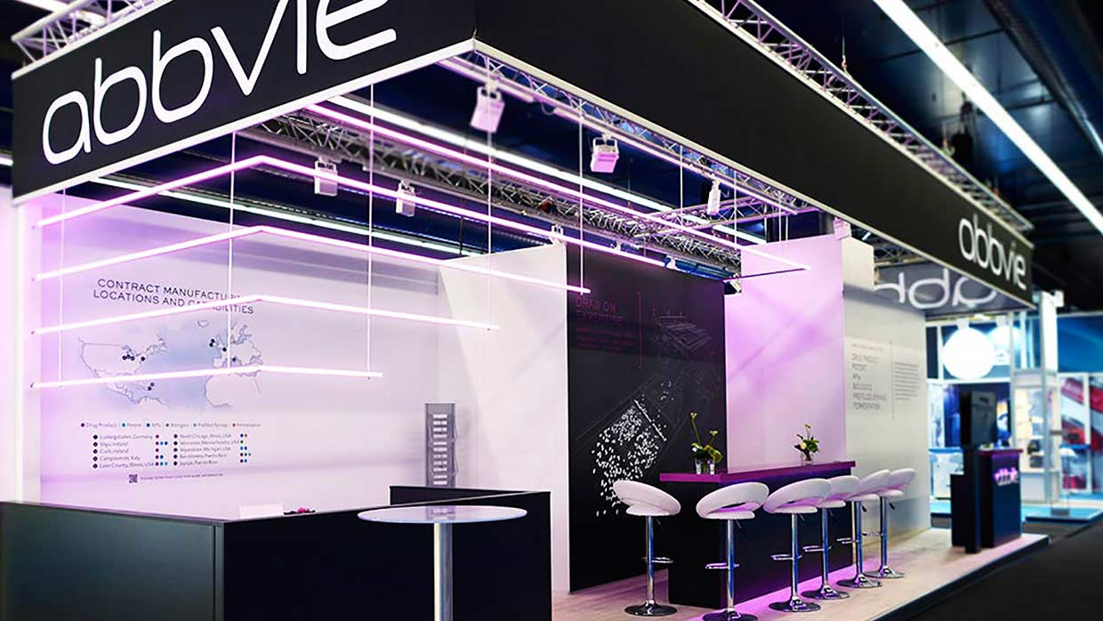 Messestand Abbvie CPhI 1 1