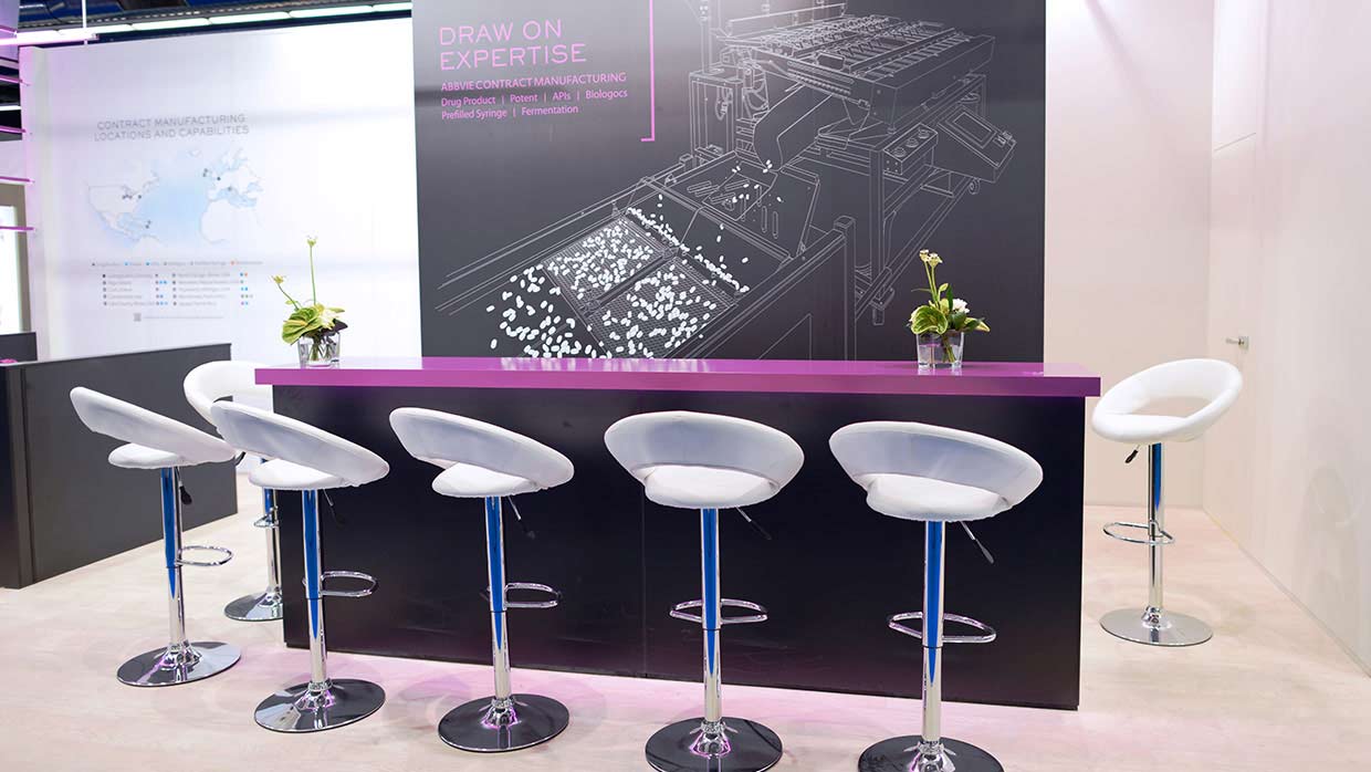 Messestand Abbvie CPhI 3 1