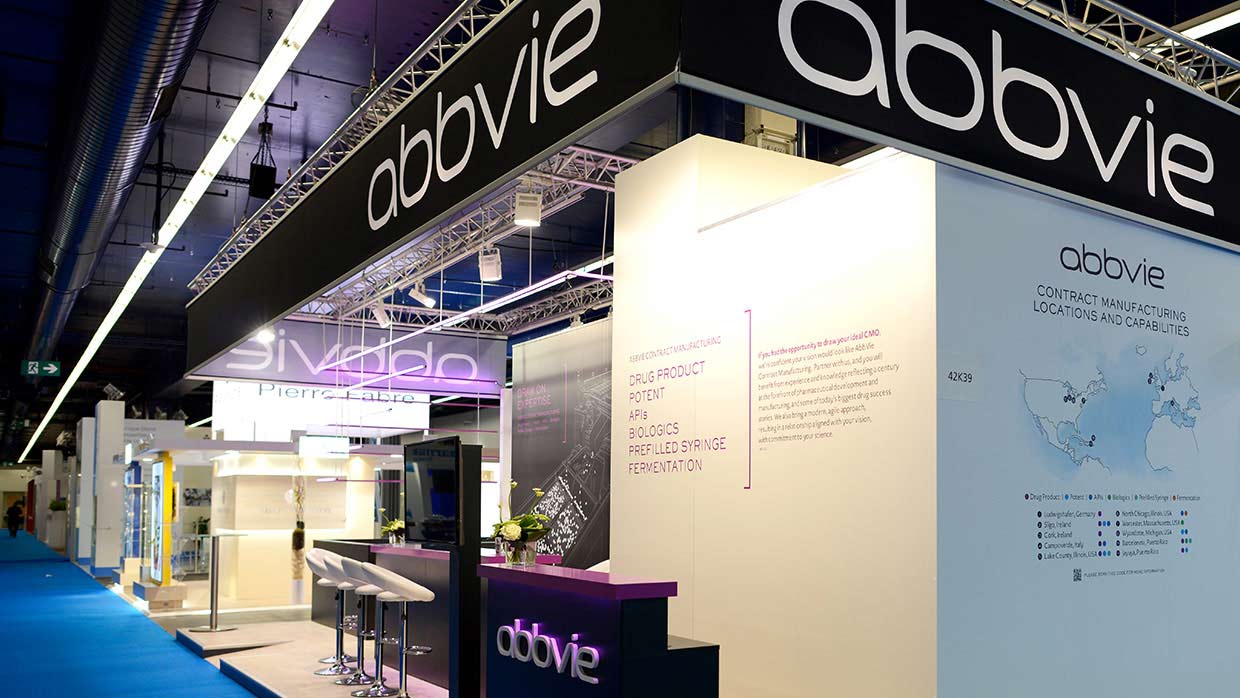 Messestand Abbvie CPhI 4 2