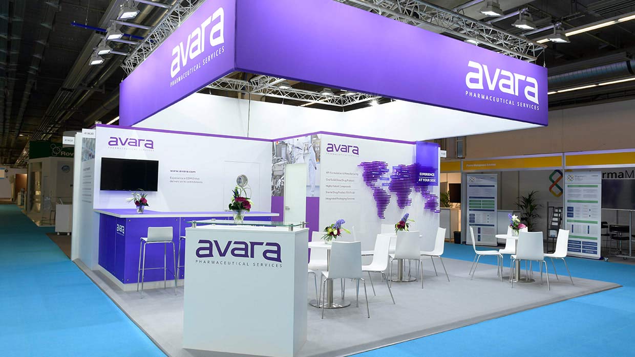 Messestand Avara CPhI 1 1
