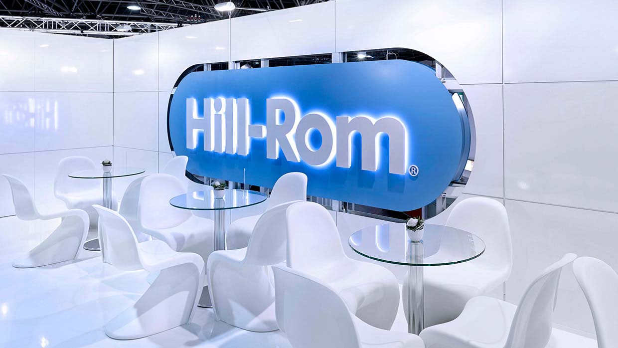 Messestand HillRom Medica 2 2