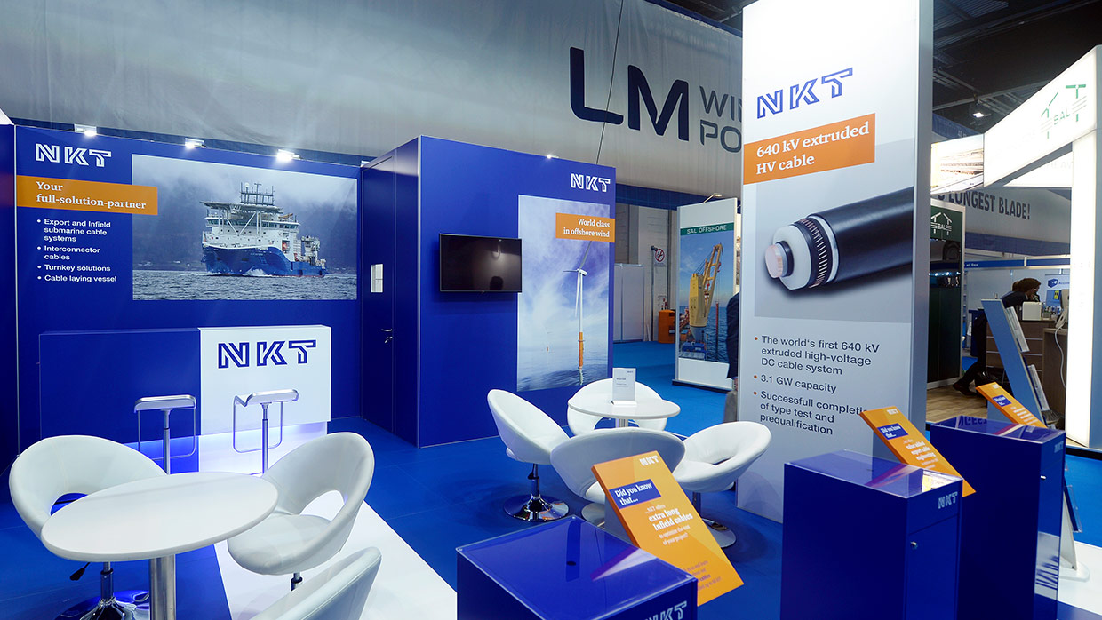 Messestand NKT OffshoreWindEnergy 3