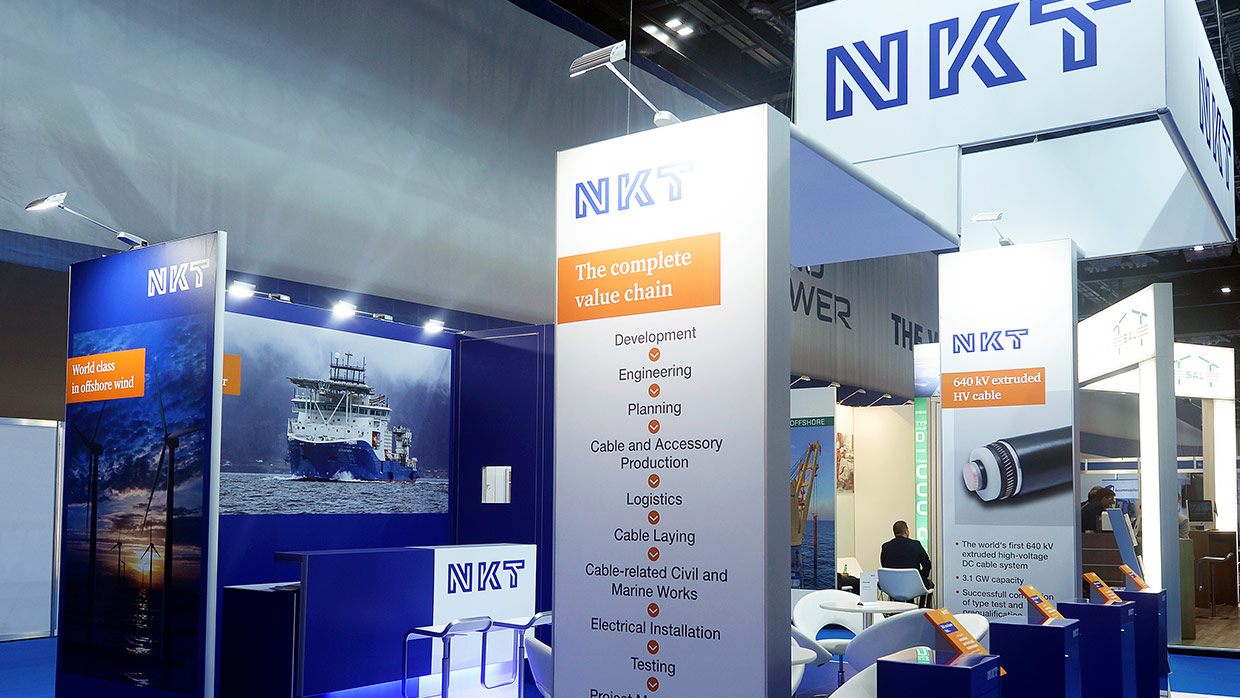 Messestand NKT OffshoreWindEnergy 4