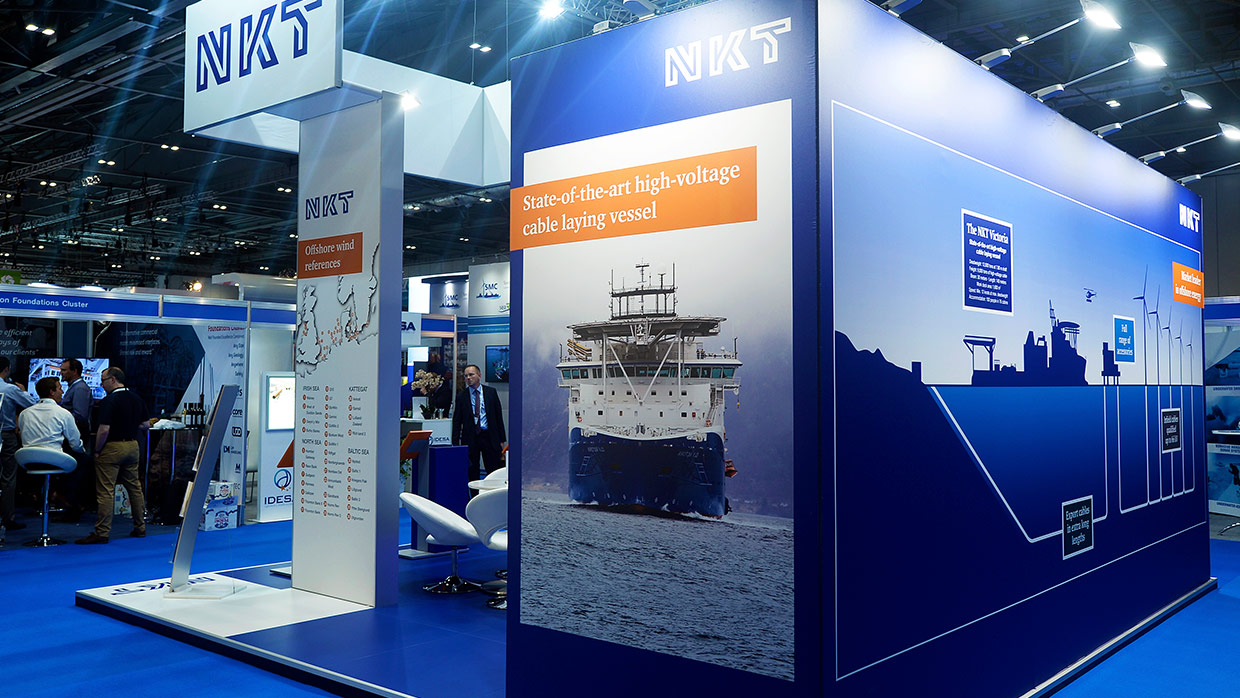 Messestand NKT OffshoreWindenergy 2