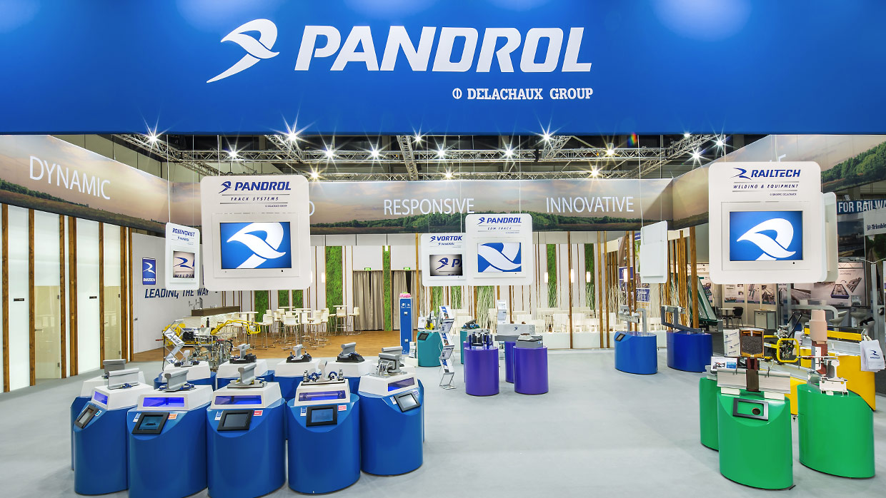 Messestand Pandrol InnoTrans 2
