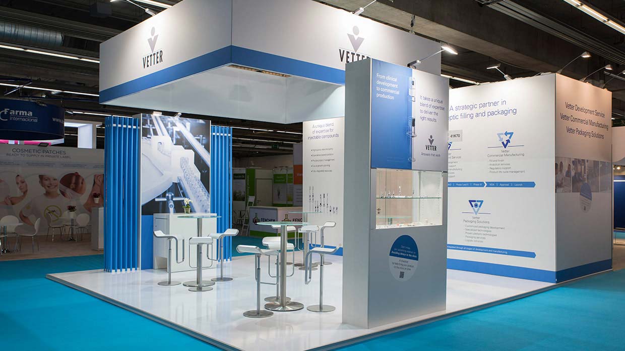Messestand Vetter CPhI 1 2