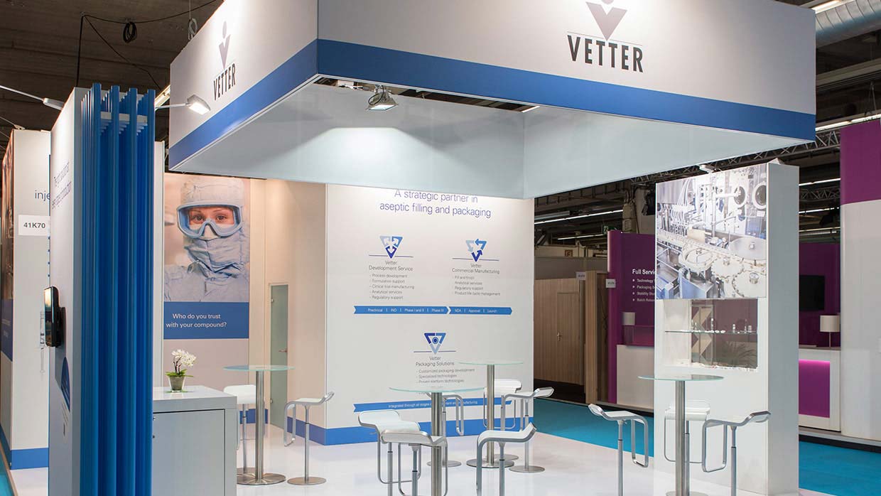 Messestand Vetter CPhI 2 2