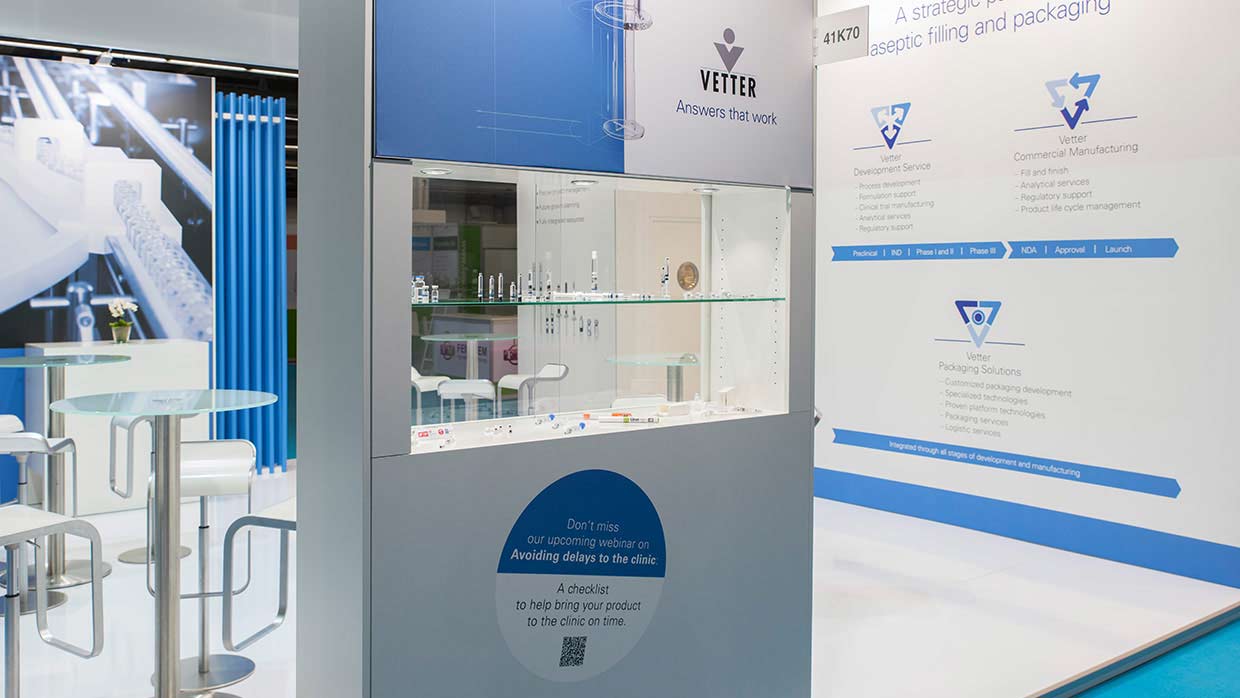 Messestand Vetter CPhI 3 3